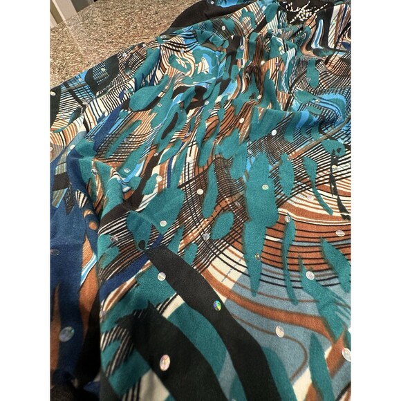 Y2K Boho Vintage Beaded Sequins Print Mesh  Crop Top Women V Neck  Camis esmeral - Picture 10 of 11